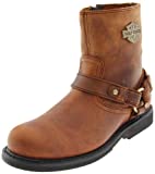 Harley-Davidson Men's Scout Harness Motorcycle Boot, Brown, 12 M US