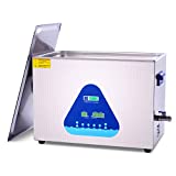 DK SONIC Ultrasonic Cleaner with Digital Timer and Basket for Denture, Coins, Record, Daily Necessaries, Lab Tools, Metal Parts, Carburetor, Brass, Auto Parts, Engine Parts, etc (30L, 110V)