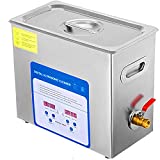 VEVOR 6L Professional Ultrasonic Cleaner 304&316 Stainless Steel Digital Lab Ultrasonic Cleaner with Heater Timer for Jewelry Watch Glasses Circuit Board Dentures Small Parts