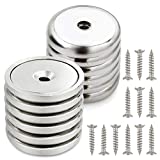 Neodymium Cup Magnets, Strongest Round Base Magnets,Hold up to 95 Pounds - 12pack