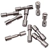10 sets of stainless steel bracket bolt fasteners tactical lock rivets, knife DIY tool handle fastener revision, EDC knife screw(Head Diameter6 mm)