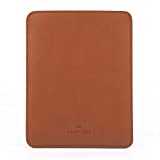 Comfyable 6 Inch E-Reader Sleeve Compatible for Kindle 2019/Kindle Paperwhite/Kindle Voyage/Kindle (8th Gen, 2016)/Kindle 4/5/Kindle Touch, PU Faux Leather Protective Pouch Case Cover, Brown