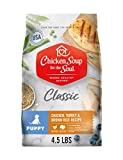 Chicken Soup for the Soul Pet Food CHICKEN SOUP FOR THE SOUL Puppy Food, Chicken, Turkey & Brown Rice Recipe, 4.5 lb. Bag | Soy Free, Corn Free, Wheat Free | Dry Dog Food Made with Real Ingredients