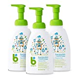 Babyganics Foaming Dish & Bottle Soap, Pump Bottle, Fragrance Free, 16oz, 3 Pack, Packaging May Vary