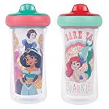 The First Years Disney Princess Kids Insulated Sippy Cups - Dishwasher Safe Spill Proof Toddler Cups - Ages 12 Months and Up - 9 Ounces - 2 Count