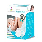 Primo Passi - Disposable Nursing Pads 125 Count | Super Absorbent, Ultra Comfortable and Individually Wrapped | Breast Pads for Breastfeeding, Leakproof