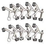 Design House 181784 Hinge Pin Door Stop, 10-Pack, Satin Nickel, 10 Count