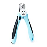 PetSpy Best Dog Nail Clippers and Trimmer with Quick Sensor - Razor Sharp Blades, Safety Guard to Avoid Overcutting, Free Nail File - Start Professional & Safe Pet Grooming at Home