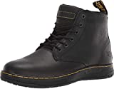 Dr. Martens Unisex Amwell SR Service, Black Newark & Black Extra Tough 50/50 & Black Rubbery & Black Soft PU, 8 US Women