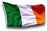 US Flag Factory 3x5 FT Ireland Irish Flag (Sewn Stripes) Outdoor SolarMax Nylon - Made in America - Premium Quality