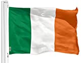 G128 – Ireland (Irish) Flag | 3x5 feet | 150D Printed – Indoor/Outdoor, Quality Polyester, Brass Grommets