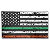 NINHAG Irish American Flag Outdoor Flags Home Garden Banner Decorative Flags 3 X 5 Ft Polyester