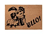 Labyrinth Inspired 'Ello Worm - Movie Caterpillar - Personalized Doormat - Wedding Gift - Housewarming Gift - Front Doormat (24" x 16")