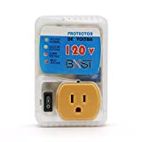 BSEED Electronic Surge Protector for Home Appliance,Voltage Protector Suit for Refrigerators and Freezers, Voltage Brownout Outlet 120V 20A,2400Watts(1 Pack)