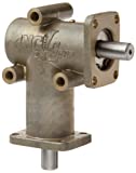 Andantex R3000 Anglgear Right Angle Bevel Gear Drive, Universal Mounting, Single Output Shaft, 2 Flanges, Inch, 3/8" Shaft Diameter, 1:1 Ratio.34 Hp at 1750rpm