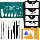 30 PCS Precision Craft Weeding Tools for Weeding Vinyl, DIY Art Work Cutting, Hobby, Scrapbook,Sewing