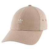 adidas Originals Women's Mini Logo Relaxed Cap, Ash Pearl Pink, ONE SIZE