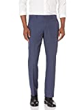 Perry Ellis Men's Portfolio Modern Fit Performance Pant, mood indigo, 36x29