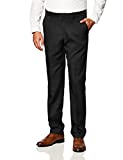 Perry Ellis Men's Portfolio Modern Fit Performance Pant, Black Check, 30x30