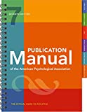 Publication Manual of the American Psychological Association: 7th Edition, Official, 2020 Copyright (7th Edition, 2020 Copyright)