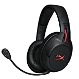 HyperX Cloud Flight - Wireless Gaming Headset, Battery Lasts Up to 30 hours of Use, Detachable Noise Cancelling Microphone, Red LED Light, Bass, Comfortable Memory Foam, PS4, PC, PS4 Pro (Renewed)
