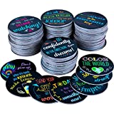 Really Good Stuff Positive Affirmation Chips - 100 Pack with 50 Motivational, Encouragement, Inspirational and Kindness Sayings