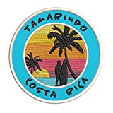 Tamarindo, Costa Rica Surfing Spot Embroidered Premium Patch DIY Iron-on or Sew-on Decorative Badge Emblem Vacation Souvenir Travel Gear Clothes Appliques