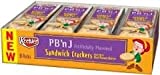 Keebler PB 'n J Sandwich Crackers 8 count (2 Packs)