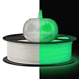 SUNLU PLA 3D Printer Filament, Glow in The Dark PLA Filament 1.75mm, Dimensional Accuracy +/- 0.02mm, 1kg Spool(2.2lbs), Luminous PLA 1.75, Glow White