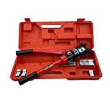 FW Wall 16 Ton Hydraulic Wire Crimper Cable Crimping Tool Battery Lug Terminal Crimped Plier Kit with 11 Dies for Stainless Steel Railing