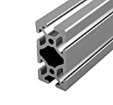 Faztek - 15QE1530-48 15QE1530 Aluminum 6063-16 T-Slotted Heavy Extrusion with Clear Anodize Finish, 48" Length x 1-1/2" Width x 3" Height