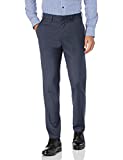 Kenneth Cole REACTION Men's Premium Stretch Texture Weave Slim Fit Dress Pant, Medium Blue, 34wx30L