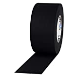 ProTapes Pro Gaff Premium Matte Cloth Gaffer's Tape With Rubber Adhesive, 11 mils Thick, 55 yds Length, 3" Width, Black (Pack of 1)