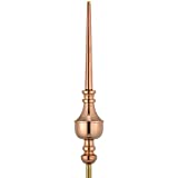 Good Directions 742 Victoria Finial, 27" w/Mount, Polished Copper