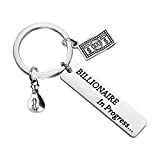 Entrepreneur Gift Future Billionaire Gift Boss Gift Billionaire In Progress Keychain Business Owner Gift (Billionaire In Progress Keychain)