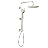 American Standard 9035804.295 Spectra Versa System with Rain Showerhead and Hand Shower, 2.5 GPM, Brushed Nickel