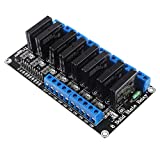 AITRIP 1PCS 8 Channel 5V Solid State Relay Module Board High Level Trigger Compatible with Arduino Uno Duemilanove MEGA2560 MEGA1280 ARM DSP PIC (1PCS)