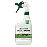 Liquid Fence Deer & Rabbit Repellent Ready-to-Use, 32-Ounce, White