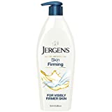 Jergens Skin Firming Body Lotion for Dry to Extra Dry Skin, Skin Tightening Cream with Collagen and Elastin, Instantly Moisturizes Dry Skin, Dermatologist Tested, Hydralucence Blend Formula, 16.8 oz