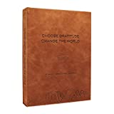 Gratitude Gifted Guided Gratitude Journal for Women & Men, Unique Daily Prompts, 5 Minutes a Day to Develop Positivity, Happiness, Wellness, Mindfulness and Self Care - Simple & Easy Undated Five Minutes Daily Planner, Leather Bound Hardcover