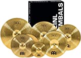 Meinl Cymbals Super Set Box Pack with 14â€ Hihats, 20â€ Ride, 16â€ Crash, 18â€ Crash, 16â€ China, and a 10â€ Splash â€“ HCS Traditional Finish Brass â€“ Made In Germany, 2-YEAR WARRANTY (HCS-SCS)