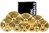 Meinl Cymbals Ultimate Cymbal Set Box Pack with FREE 16â€ Trash Crash â€“ Traditional Brass Finish â€“ Made In Germany, 2 YEAR WARRANTY (HCS-SCS1)