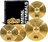 Meinl Cymbal Set Box Pack with 14â€ Hihats, 18â€ Crash/Ride, Plus a FREE 14â€ Crash â€“ HCS Traditional Finish Brass â€“ Made In Germany, TWO-YEAR WARRANTY (HCS1418+14C)