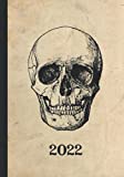 Witch Planner 2022: Weekly + Monthly Calendar Datebook, Two Pages per Month, Moon Phases, Witch Holidays, Grimoire Pages, Monthly Tarot Reading, ... for Modern Witches or Wiccans (Skull Cover)