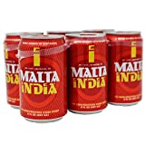 Malta India - Malt Beverage Non Alcoholic Original from Puerto Rico / Soda 8 oz Can - 6 Pack