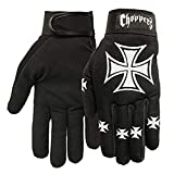 Hot Leathers Choppers Mechanic Gloves (Black, X-Large)