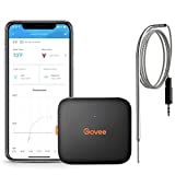 Govee Bluetooth Wireless Meat Thermometer, Digital Grill Thermometer with 1 Probe, 230ft Remote Temperature Monitor, Smart Kitchen Cooking Thermometer, Alert Notifications for BBQ, Oven, Smoker, Cakes