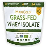 Marigold Grass-fed Whey Isolate Protein Powder Unflavored 2LB - 100% Pure, Cold Processed, Micro Filtered, Undenatured, Non-GMO, rBGH Free, Soy Free, Gluten Free, Lactose Free, Easy to Mix