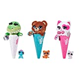 Coco Surprise Coco Cones 3 Pack Randomly Assorted Surprise Plush Toys with Baby Collectible Surprise in Cone by Zuru, 193052005700