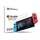Screen Protector for Nintendo Switch 2017,2 Pack Tempered Glass Film,Ultra Clear Bubble Free